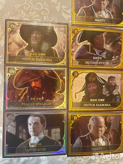 Коллекционные карты Пираты Карибского моря