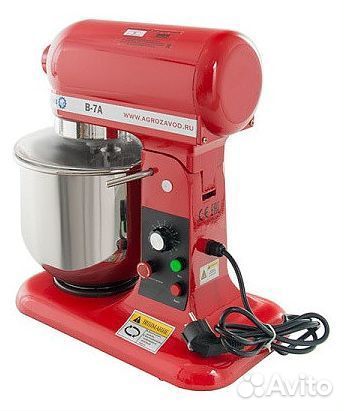 Миксер планетарный Foodatlas B-7A Eco красный
