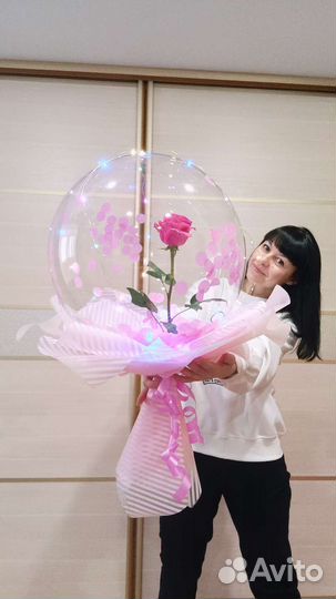 Подарки Бокалы Кружки Роза в шаре