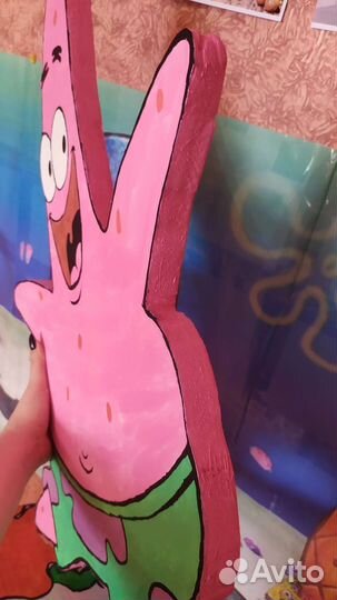 Спанч Боб и Патрик фигуры для фотозоны