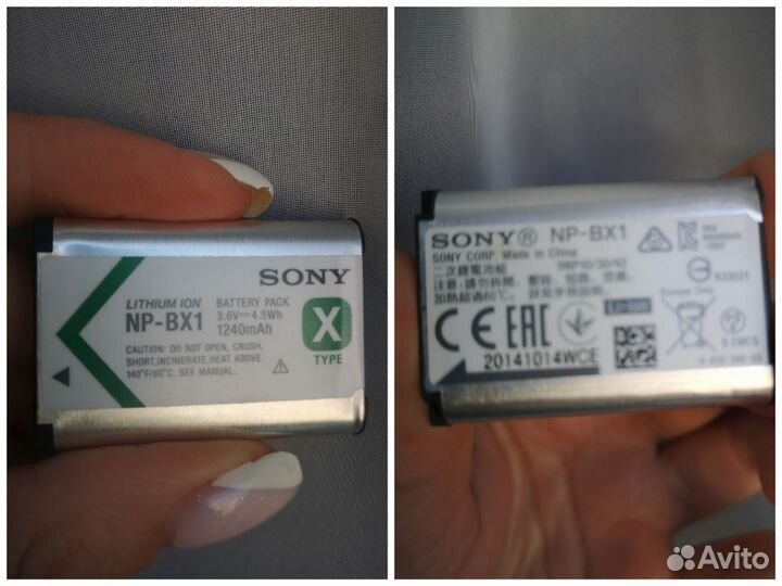 Аккумулятор для sony 4шт+зарядка+акваб.+камера з\ч