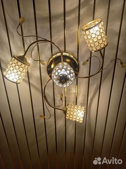 Люстра потолочная бу