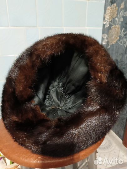 Шапка норковая женская бу