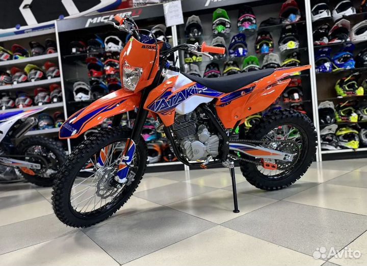 Мотоцикл ataki EC300 (4T 175FMM) 21/18 (2023 г.)