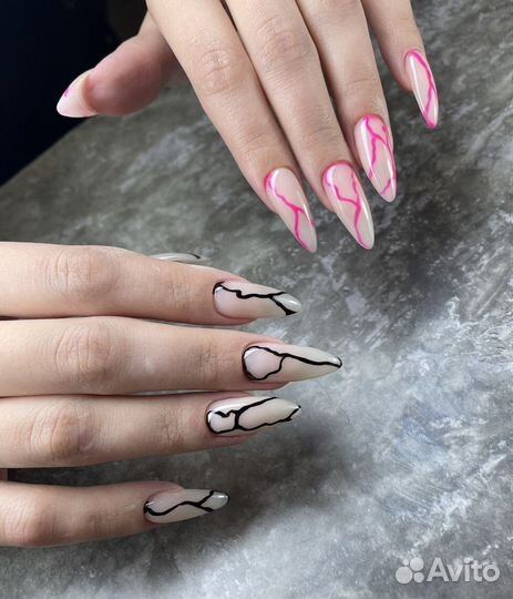 Маникюр педикюр гель лак