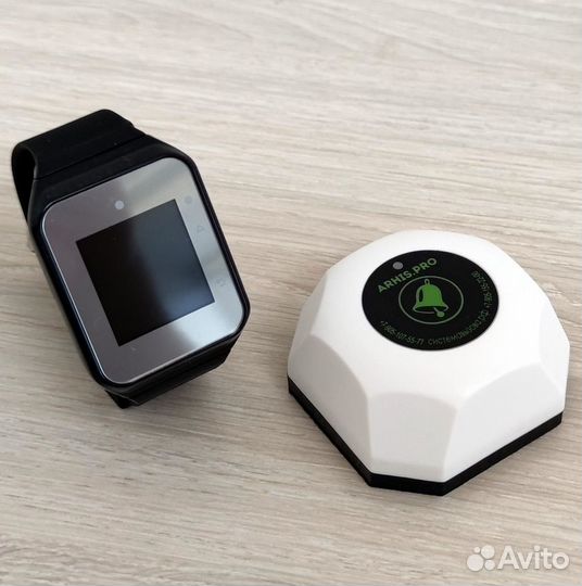 Беспроводная система/кнопка вызова официанта часы