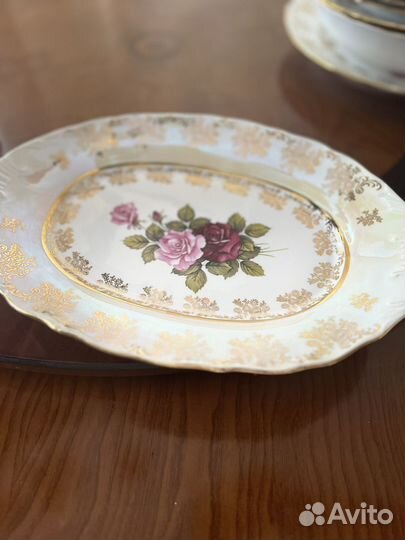 Столовый набор Перламутровая Роза,Чеш.Респб. Epiag