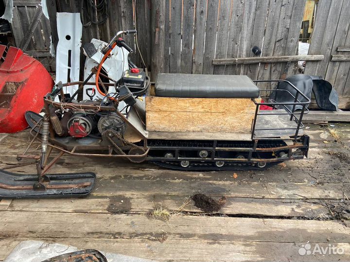 Самодельный снегоход