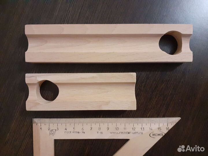 Деревянные блоки с отверстиями для игр\творчества