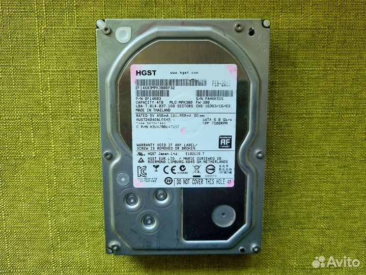 Жёсткий диск HDD 3.5