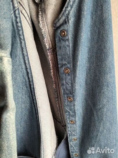 Джинсовый летний комбинезон Zara