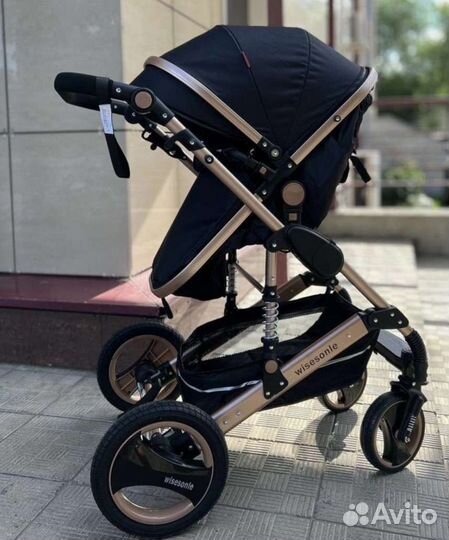 Коляска 2в1 трансформер Новая (огонь)