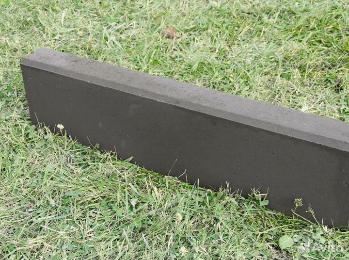 Камень для газона бордюрный