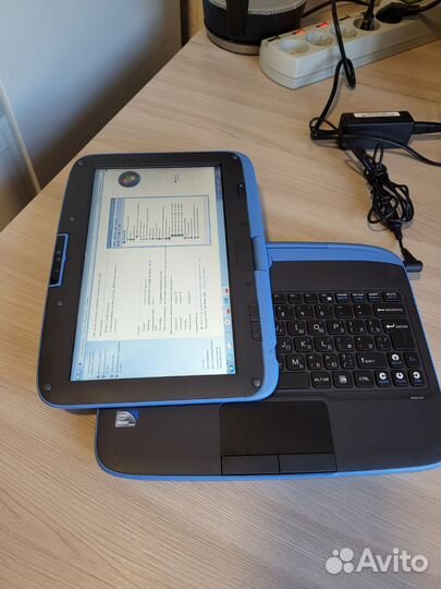 Нетбук с поворотным экраном(синий)