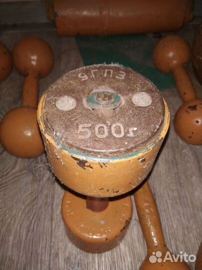 Гири и гантели разные (антиквариат и современные)