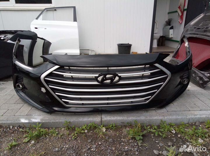 Hyundai elantra хендай передний бампер