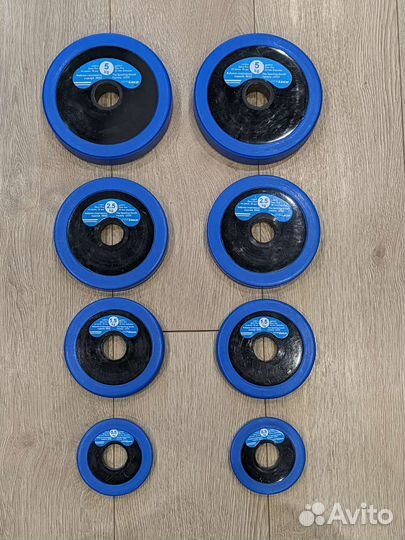 Блины весом от 5 до 0.5 кг