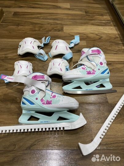 Коньки спортмастер с защитой