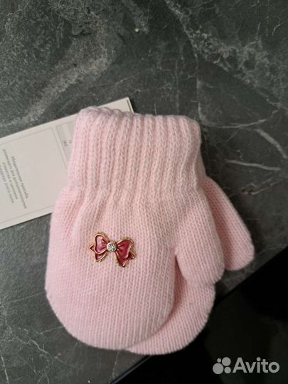 Варежки новые 1-2года