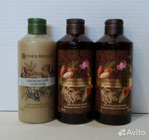 Ив Роше Набор Гель для Душа 400мл 3шт Кофе Хаммам