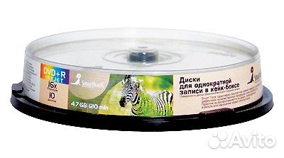 DVD+R SmartTrack в наборе 10 шт