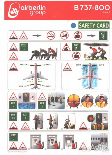 Инструкция авиакомпания Air Berlin Boeing 737