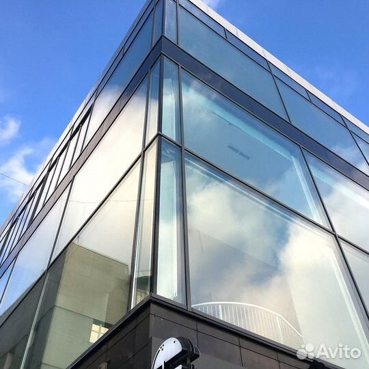 Алюминиевое фасадное остекление
