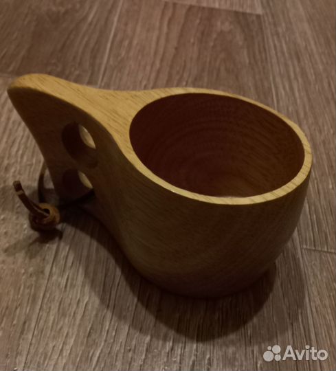 Кружка походная кукса деревянная