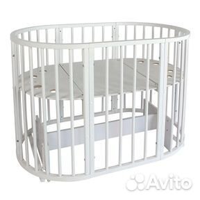 Кровать детская Indigo Simple 7в1 с поперечным мая