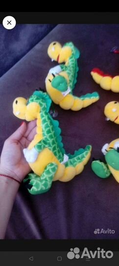 Дракон игрушка мягкая
