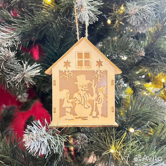 Домик мигающий