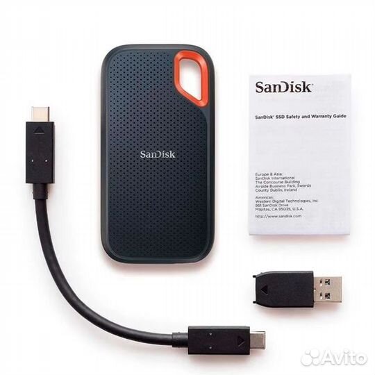 Внешний жесткий диск SSD Sandisk Extreme V2, 1Tb