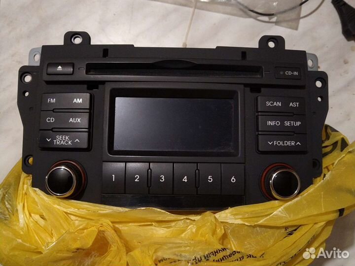Магнитола kia cerato 2 штатная