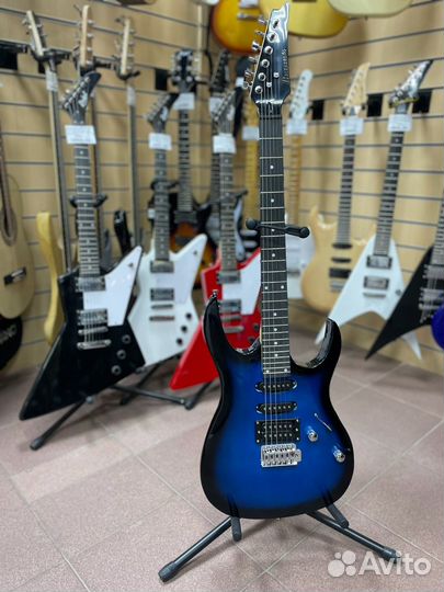 Электрогитара копия Ibanez RG-1 BL