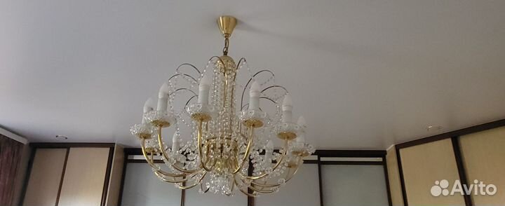 Люстра потолочная хрустальная preciosa + бра