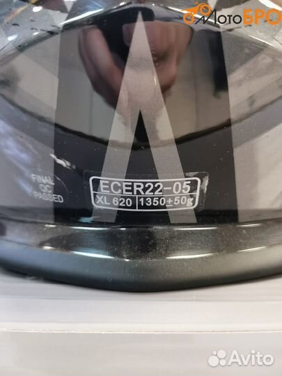 Шлем мото кроссовый GTX 633 black/RED grey