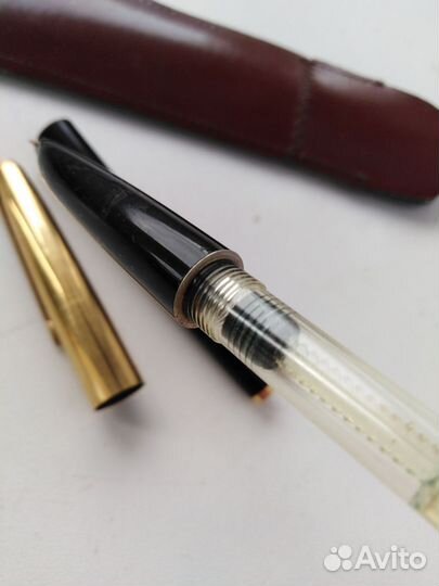 Чернильная, перьевая, поршневая ручка 