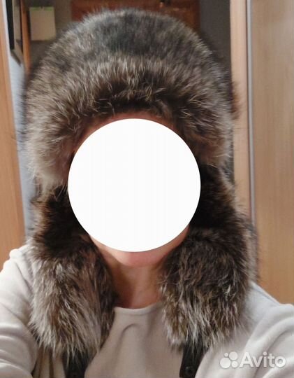 Шапка меховая с ушками