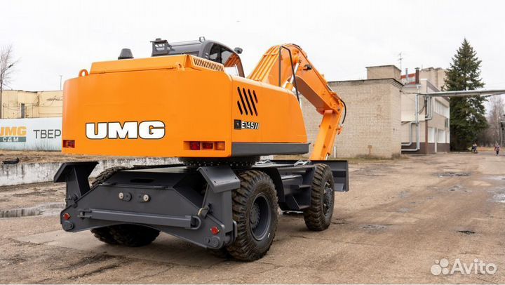 Колёсный экскаватор UMG E145W, 2024