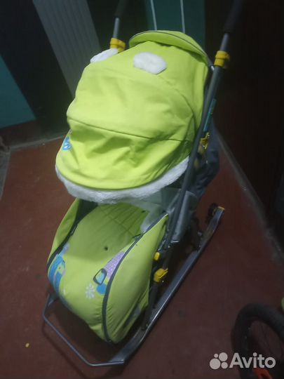 Детские санки коляска