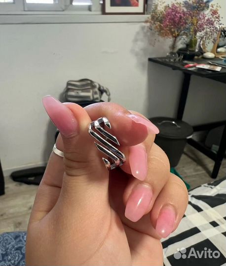 Кольцо серебро 925