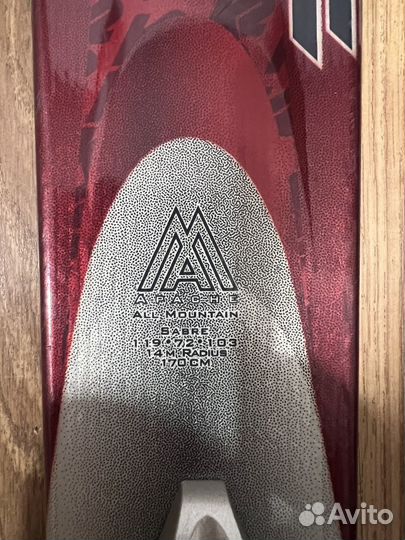 Горные лыжи k2 мужские apache all mountain