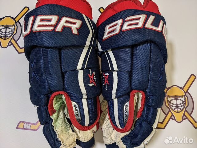 Хоккейные краги bauer vapor 1x pro lite sr 14 бу
