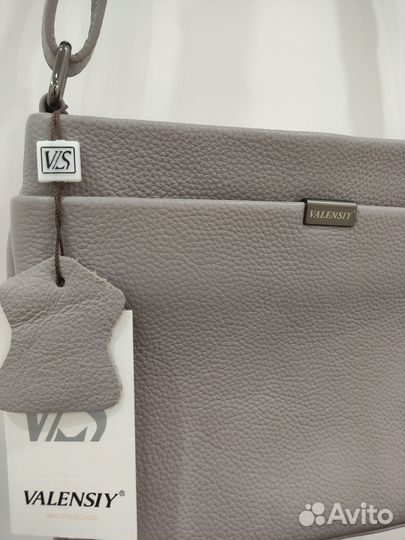 Сумка женская кросс- боди Valensiy новая, кожа