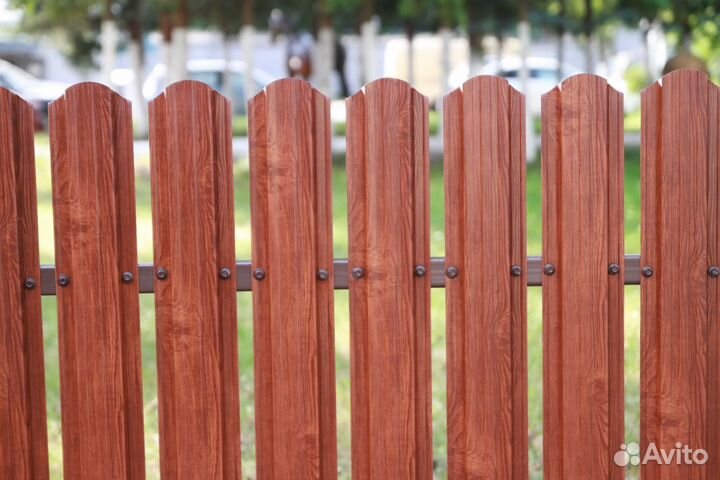 Штакетник металлический