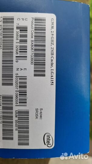 Intel Celeron G3930 2.9 Mgz