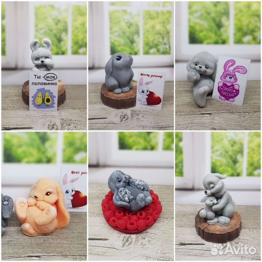 Сувенирные зверушки,цветы,букеты