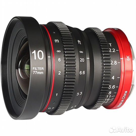 Объектив Meike 10mm T2.2 Cinema Lens Canon RF