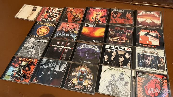 Cd Metallica Manowar и другие