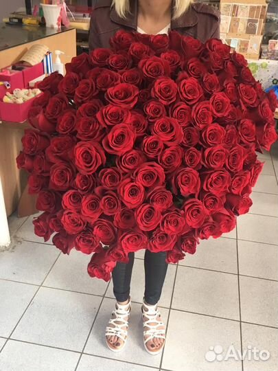 Букеты из 101 розы